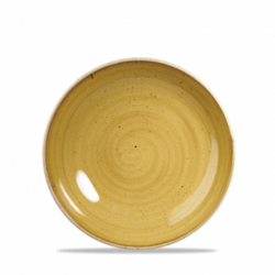 Stonecast Mustard Seed Yellow flad tallerken 16,5 cm, Churchill
