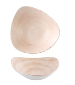 Stonecast Canvas Coral trekantet skål 23,5 cm, Churchill