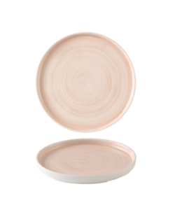 Stonecast Canvas Coral flad tallerken med kant 26 cm, Churchill