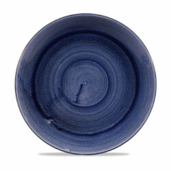 Stonecast Patina Cobalt Coupe flad tallerken 26 cm, Churchill