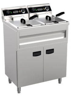 Friture 2x9 L gulvmodel 2x 3,3kw