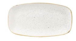 Stonecast Barley White oblong 35,5 x 18,9 cm, Churchill