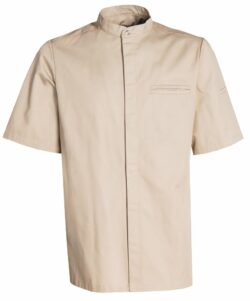 New Nordic kokkejakke m/kortærmer i khaki str. 3XL, Nybo