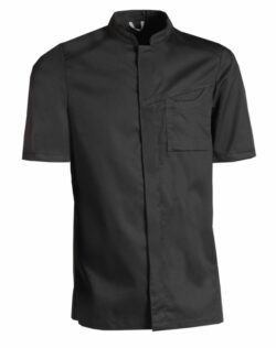 New Nordic kokkejakke m/kortærmer i sort str. 4XL, Nybo