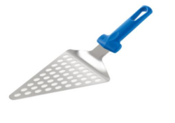 Serveringsspade trekantet perforeret, Gi-metal