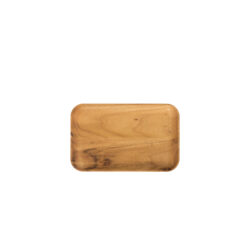RAW Teak rektangulær tallerken 23,7x14,9x1,8 cm