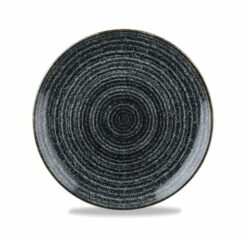 Studio Prints Charcoal Black flad tallerken 16,5 cm, Churchill