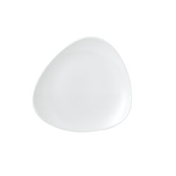Super Vitrified Vellum White trekantet tallerken 22,9 cm (semi mat), Churchill (restsalg)