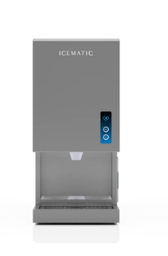 Isterninemaskine m/ Dispenser 190kg/24 timer, 10,5 kg. beholder, Icematic
