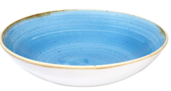 Stonecast Cornflower Blue dyb tallerken 26 cm, Churchill