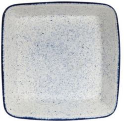 Indigo Blue firkantet skål 25 x 25 cm, Churchill