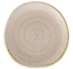 Stonecast Nutmeg cream, organic tallerken 18,6 cm, Churchill