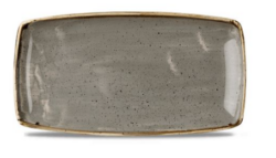 Stonecast Peppercorn Grey, oblong 29,5 x 14 cm, Churchill