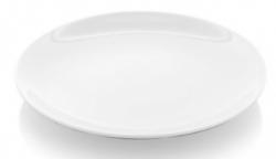Flad tallerken 30cm, uden fane, Bianco