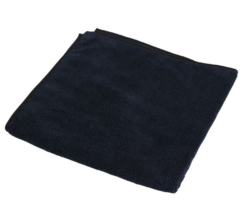 Microfiber universalklud i sort 40x40 cm m/10 stk, Minatol
