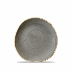 Stonecast Peppercorn Grey organic tallerken 18,6 cm, Churchill