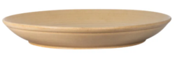 Fad Ø45x(h)6 cm i sand, Clay