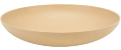 Melaminskål i beige Ø35x(h)7 cm