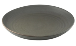 Flad tallerken Ø24 cm i grå, Clay