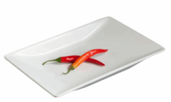 Melaminfad i hvid 32x21x(h)3 cm