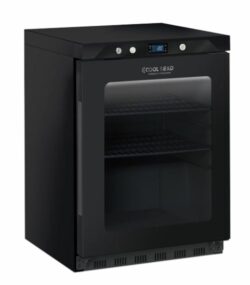 Underbords displaykøleskab i sort, 200 L, 2-10 grader, QRG200B