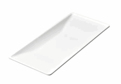 Melaminfad i hvid 47x21x(h)4 cm