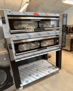 pizaovn Gam Vega 2x6 pizzer, demomodel - 14 dages garanti. Du kan tilkøbe 12 mdr. for 799 kr.