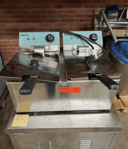 Bartscher dobbelt friture, brugt