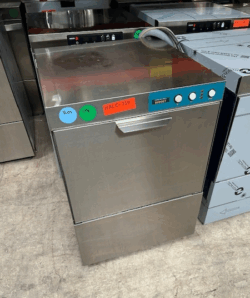 cateringbudget underbordsopvasker, brugt - 14 dages garanti. Du kan tilkøbe 12 mdr. for 799 kr.
