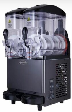 Slush Ice maskine 2x 12 L i sort fra CombiSteel