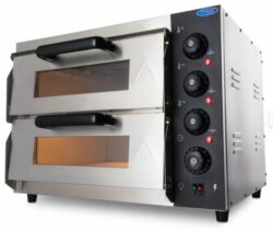 Pizzaovn i 2 etager til EL, Ø40 pizzaer op til 350 grader