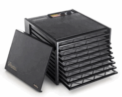 Dehydrator, 9 bakker og timer – Sort