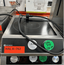 Hendi induktionskogeplade, brugt- 14 dages garanti. Du kan tilkøbe 12 mdr. for 799 kr.