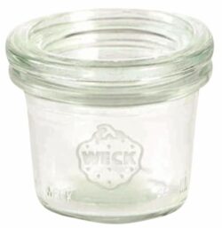 Weck 35 ml u/låg serveringsglas pk á 12 stk