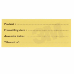 Labels til mærkning af fødevarer (300 stk), Abena