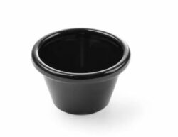 Ramekin i sort melamin Ø6 cm sæt á 12 stk, Hendi
