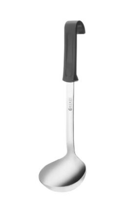 Suppeske 0,11L med sort håndtag, Hendi