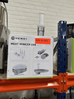 hendi kødhakker, demomodel - 14 dages garanti. Du kan tilkøbe 12 mdr. for 799 kr.