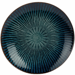 Flad tallerken Ø27,5 cm i Atlantis Stripe, Cosy