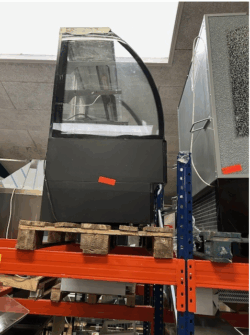 Tecnodom varmemontre 90 cm bred, brugt - 14 dages garanti. Du kan tilkøbe 12 mdr. for 799 kr.