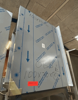 stålbord 1000x700x700, brugt - 14 dages garanti. Du kan tilkøbe 12 mdr. for 799 kr.