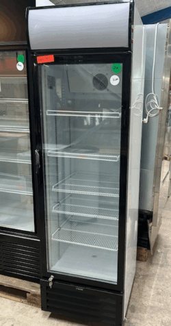 Basic flaskekøleskab, brugt - 14 dages garanti. Du kan tilkøbe 12 mdr. for 799 kr.