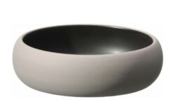 Mia grå/sort skål Ø19,5 cm, Finedine