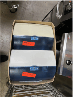 papirdispenser, brugt -14 dages garanti. Du kan tilkøbe 12 mdr. for 799 kr.