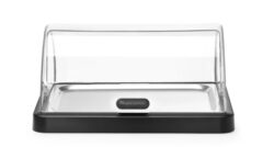 Køledisplay til buffet med rullelåg Uniq i sort, Hendi