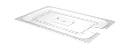 Låg i klar plast 1/1 med plads til sous-vide stav, Hendi