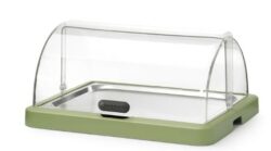Køledisplay til buffet med rullelåg Uniq 1/1 gn i grøn, Hendi