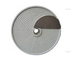 Skæreskive/slicer (buet skær) 1 mm, GAM