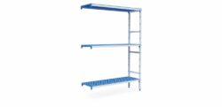 Køle-/fryserumsreol m/3 hylder vinkelmodul 1450 x 555 x 1750 mm, Pujadas