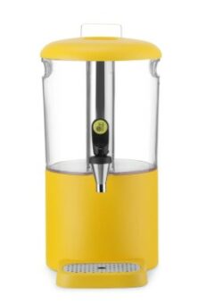Juice dispenser 4L Uniq i gul, Hendi